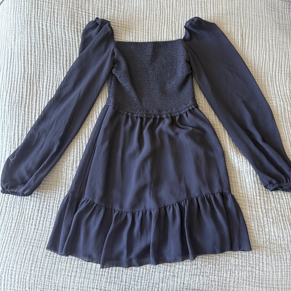 Aritzia Wilfred Tempest Dress Black Size XS